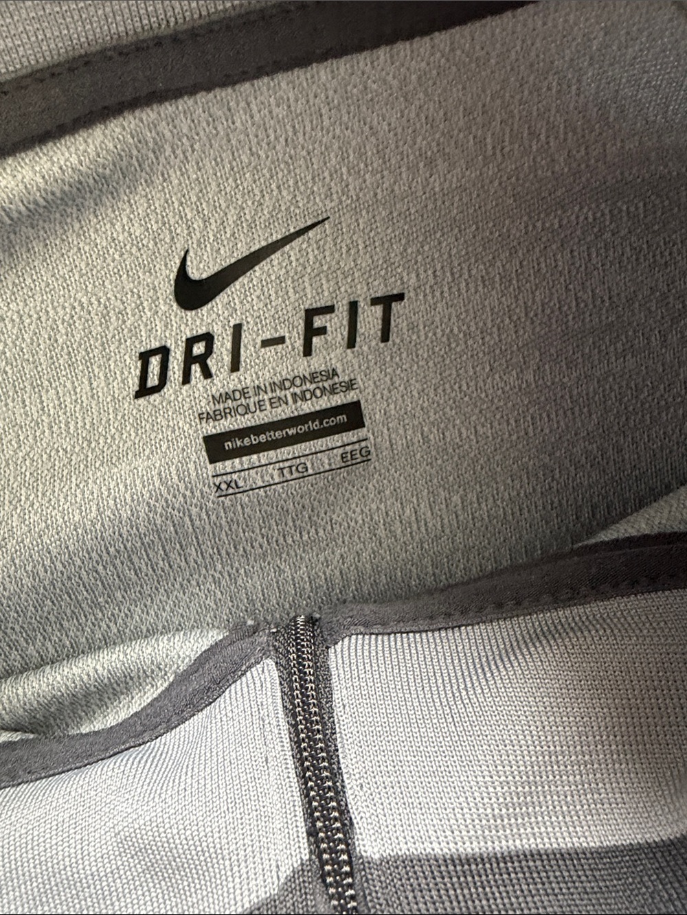 Nike UK Quarterzip Pullover Shirt Men's XXL - Picture 5 of 9